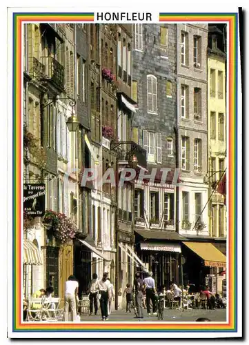 Moderne Karte Images de France Honfleur la quai Ste Catherine et hautes maisons