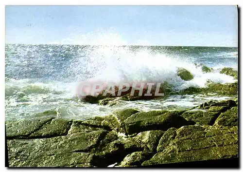 Cartes postales moderne La Normandie Pittoresque Coup de Mer sur la Cote Normande