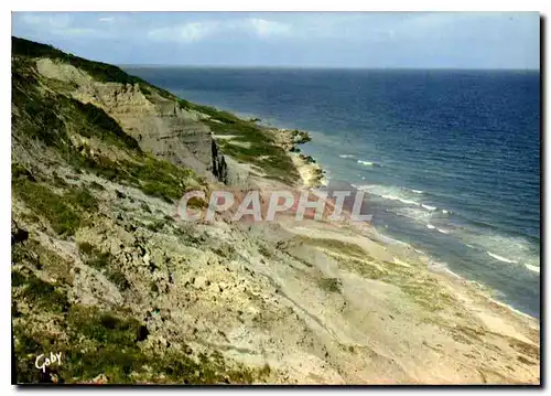 Moderne Karte Houlgate Villers sur Mer Calvados les vaches noires