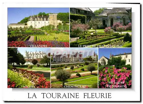 Cartes postales moderne La Touraine Fleurie