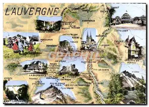 Cartes postales moderne L'Auvergne