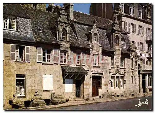 Moderne Karte Couleurs de Bretagne Roscoff les vieilles maisons