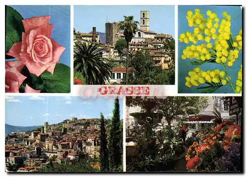 Cartes postales moderne Cote d'Azur Grasse Alpes Maritimes Capitale des fleurs et des parfums