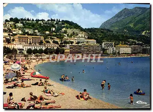 Cartes postales moderne Menton Alp Mar la plage