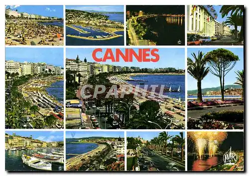 Cartes postales moderne Cote d'Azur Cannes