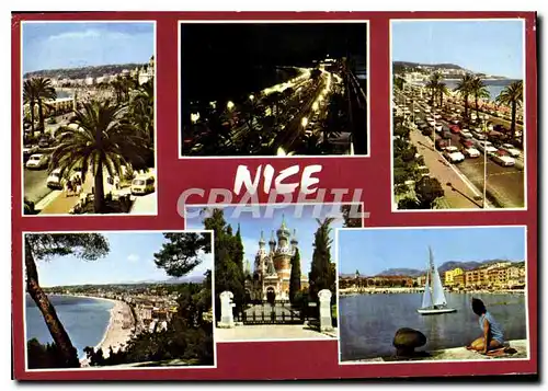 Cartes postales moderne Les Sites Merveilleux de la Cote d'Azur Souvenir de Nice