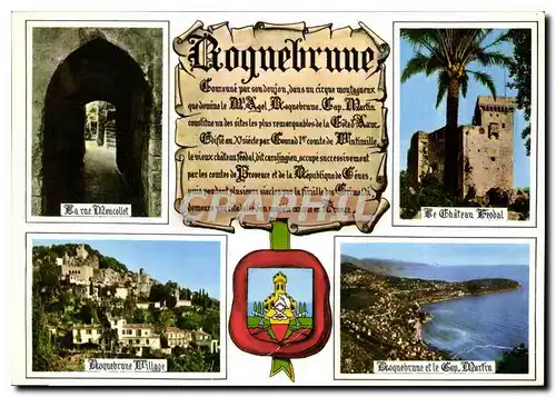 Cartes postales moderne Paysages de France Cote d'Azur Roquebrune Cap Martin a M