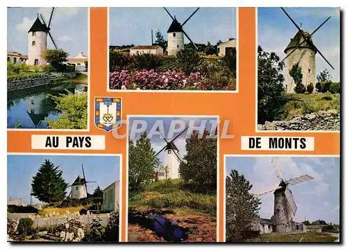 Moderne Karte Au Pays de Monts