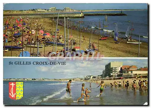 Cartes postales moderne La Vendee Touristique St Gilles Croix de Vie les Plages