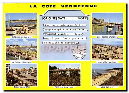 Cartes postales moderne La Cote Vendeenne