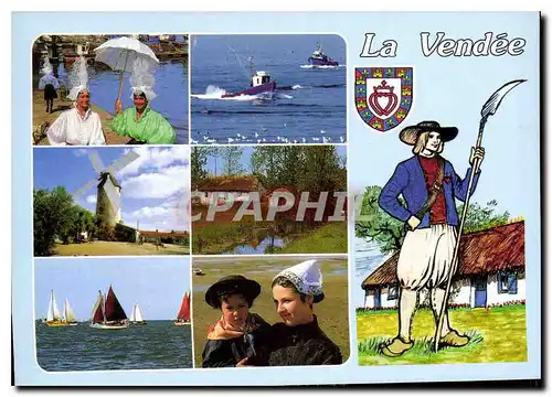 Cartes postales moderne La Vendee Touristique