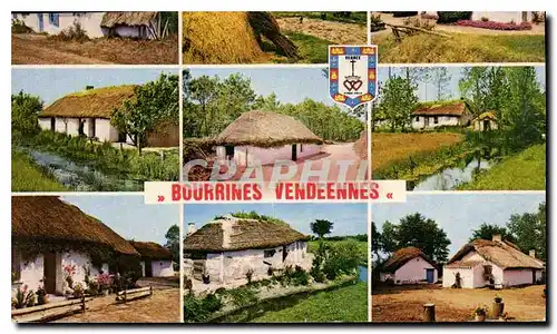 Moderne Karte Bourrines Vendeennes