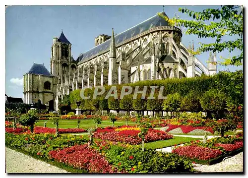 Moderne Karte Bourges Cher la Cathedrale Saint Etienne les Jardins de l'Archeveche