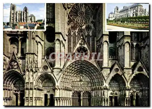 Cartes postales moderne En Berry Bourges Cher la Cathedrale St Etienne commencee en 1192 et consacree en 1324 est une de