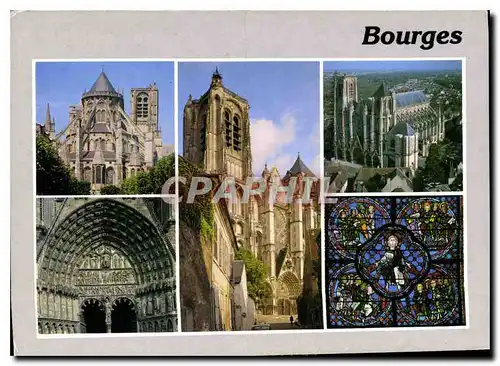 Cartes postales moderne Bourges Cher la cathedrale Saint Etienne