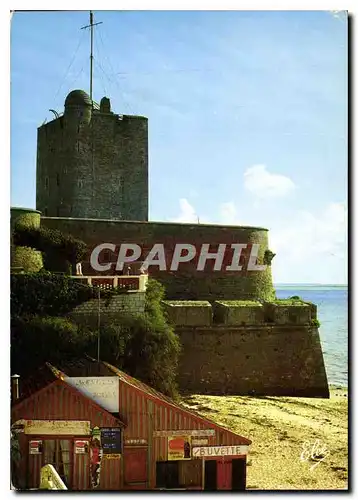 Moderne Karte Fouras le Semaphore installe sur le donjon du chateau entoure d'une enceinte de Vauban