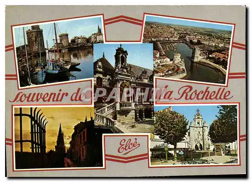 Cartes postales moderne La Rochelle de gauche a droite un coin du Port et les trois Tours Vue generale sur le Port L'Esc