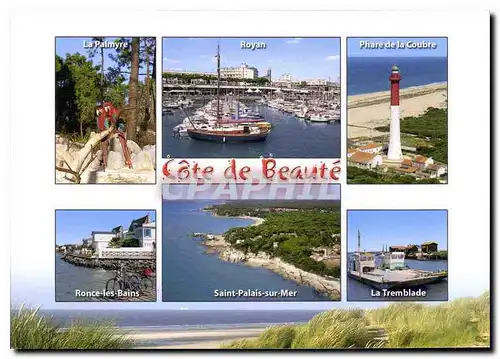 Cartes postales moderne Cote de Beaute Charente Maritime