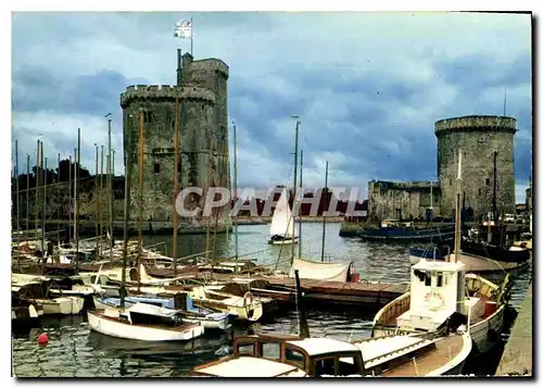 Moderne Karte La Rochelle Charente Maritime Les Tours et le Port