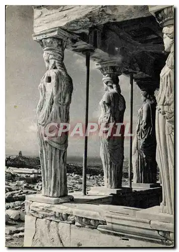 Cartes postales moderne Caryatides Erechteion of the Acropolis