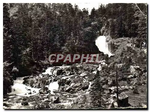 Cartes postales moderne Les Pyrenees Le Pont d'Espagne La Cascade de Bousses