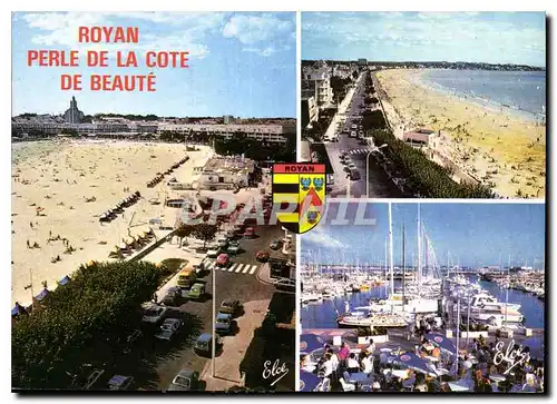 Moderne Karte Royan Perle de la Cote de Beaute