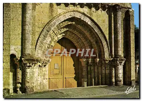 Cartes postales moderne La Cote Atlantique Ile de Re Ars en Re Charente Maritime Le portail roman de l'Eglise Saint Etie