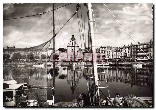 Moderne Karte La Rochelle Charente Maritime Le Port Bateaux de peche