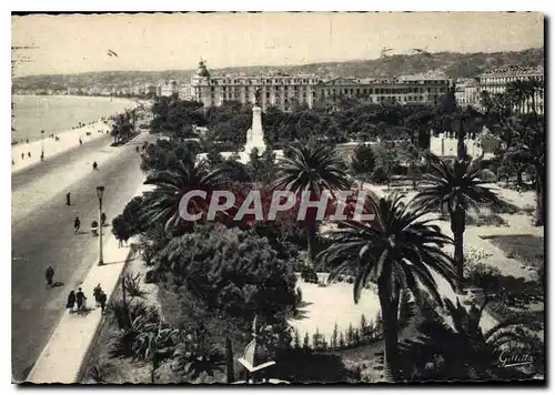 Moderne Karte Nice Les Jardins Albert Le Theatre de Verdure et l'Hotel Ruhl