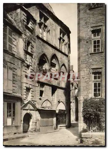 Moderne Karte Sarlat Dordogne L'Hotel Plamon XIV siecle