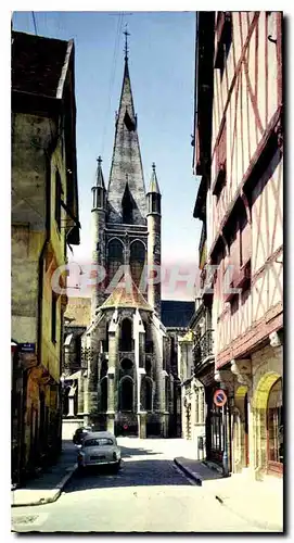 Cartes postales moderne Dijon Cote d'Or Reu de la Chouette Chevet de l'Eglise Notre Dame Hotel de Vogue XVII s et ancien