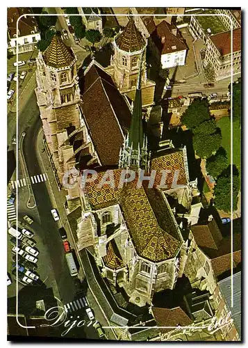 Cartes postales moderne Au Pays des Grands Crus Dijon Cote d'OR Vue aerienne de l'eglise Saint Benigne XIIIe siecle