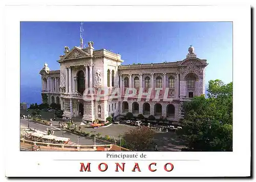 Moderne Karte Principaute de Monaco Le Musee Oceanographique