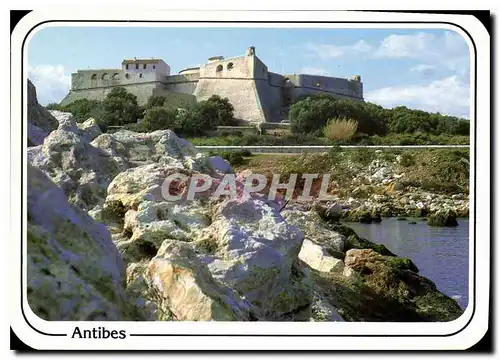 Moderne Karte Reflets de la Cote d'Azur Antibes Le Fort Carre