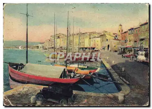 Cartes postales moderne La Cite d'Azur Saint Tropez Le Port et le Quai Suffren