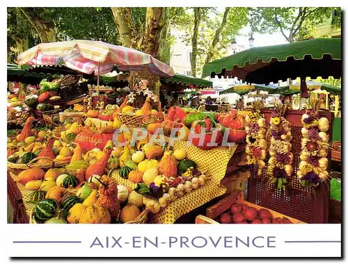 Cartes postales moderne Aix en Provence la place du marche