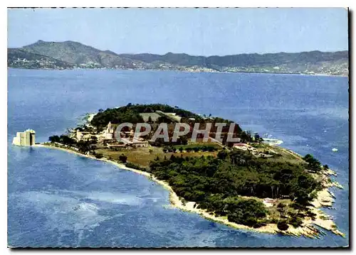 Cartes postales moderne La Cote d'Azur Ile St Honorat Vue generale aerienne