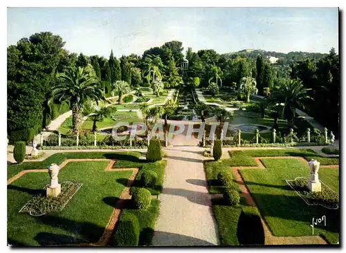 Moderne Karte Saint Jean Cap Ferrat Villa Musee Ile de France Fondation Ephrussi de Rothschild Le Jardin a la