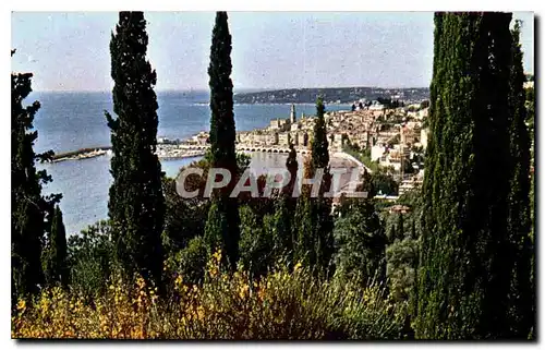 Cartes postales moderne Les Sites Merveilleux de la Cote d'Azur Menton Vue generale