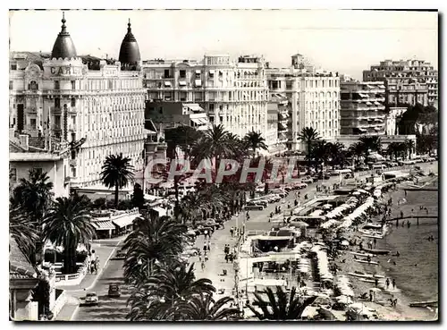 Cartes postales moderne La Cote d'Azur Cannes La Croisette et les Grands Hotels