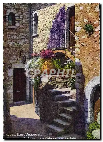 Cartes postales moderne Eze Village Le Chateau du prince de Suede