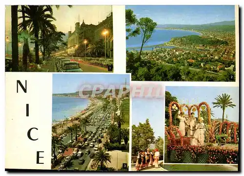 Cartes postales moderne La Cote d'Azur Nice