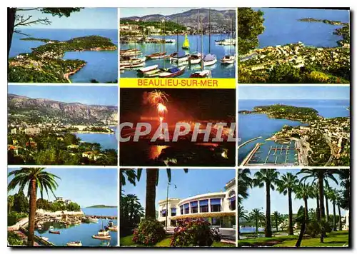 Cartes postales moderne Cote d'Azur Sovenir de Beaulieu sur Mer