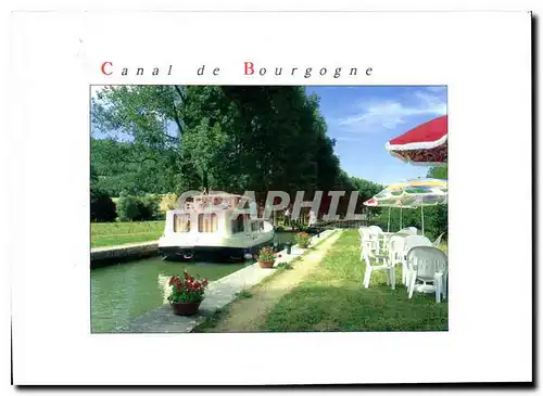 Cartes postales moderne Canal de Bourgogne