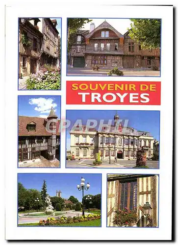 Cartes postales moderne Souvenir de Troyes