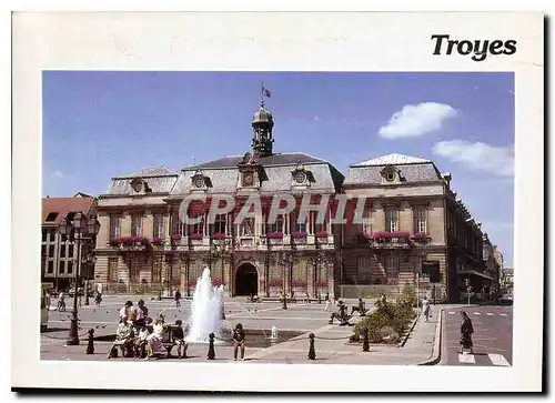 Cartes postales moderne Troyes Aube Place de l'Hotel de Ville