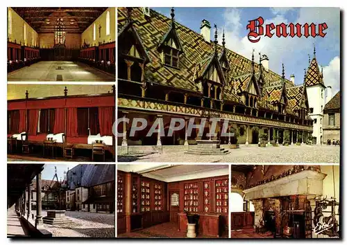 Cartes postales moderne Beaune Cote d'Or L'Hotel Dieu fondee en 1443 par Nicolas Rolin