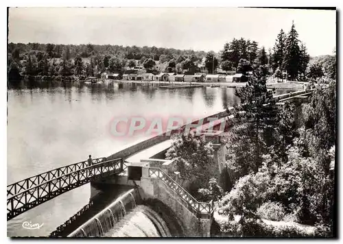 Cartes postales moderne Lac de Pont Cote d'Or La digue