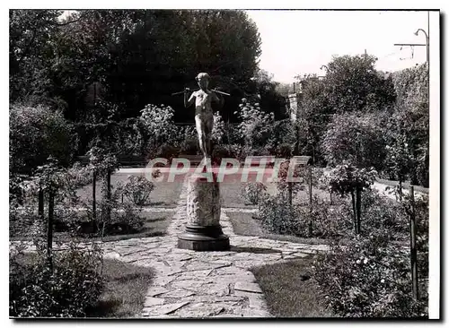 Moderne Karte Dijon Cote d'Or Jardin de l'Arquebuse La Roseraie