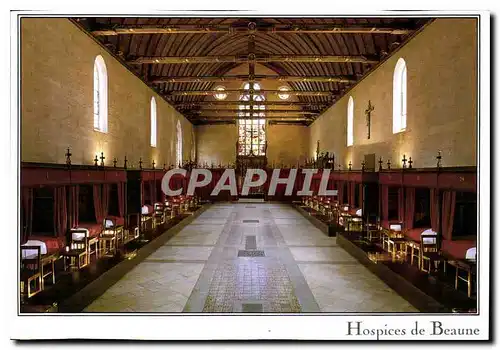 Cartes postales moderne L'Hotel Dieu de Beaune La salle des Povres au fond de la chapelle Paupers Gallery